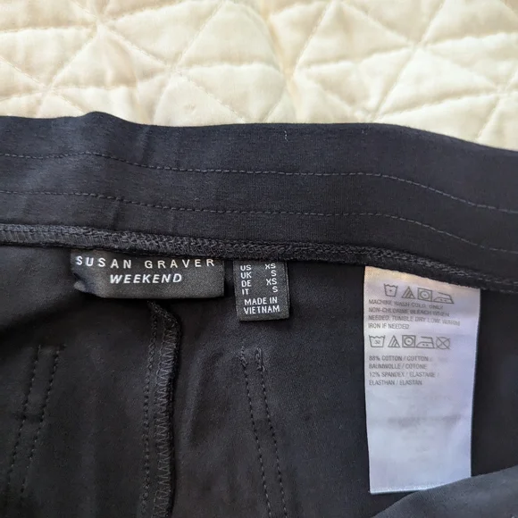 🌲Susan Graver Weekend Crop pants Size XS - Picture 5 of 9